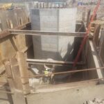 2021-03-10 Pump Station Wall Pour Completed (looking NE)